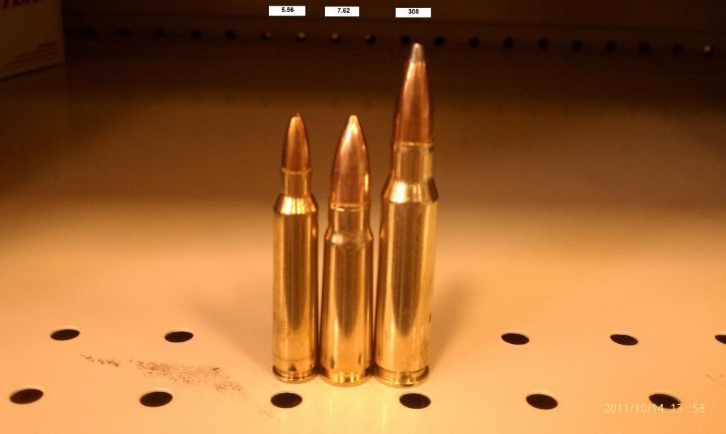 How do I differentiate between bullet sizes?